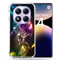 Coque Renforcée Pour Xiaomi Redmi Note 14 PRO 4G Musique Partition Multicolore