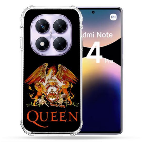 Coque Renforcée Pour Xiaomi Redmi Note 14 PRO 4G Musique Rock Queen