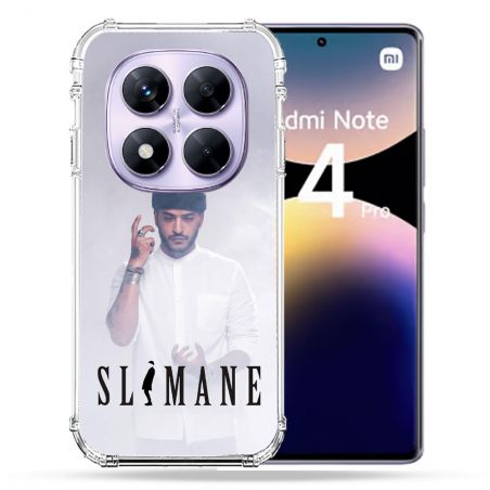 Coque Renforcée Pour Xiaomi Redmi Note 14 PRO 4G Musique Slimane Blanc