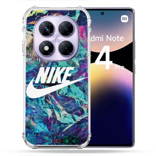 Coque Renforcée Pour Xiaomi Redmi Note 14 PRO 4G Nike Turquoise