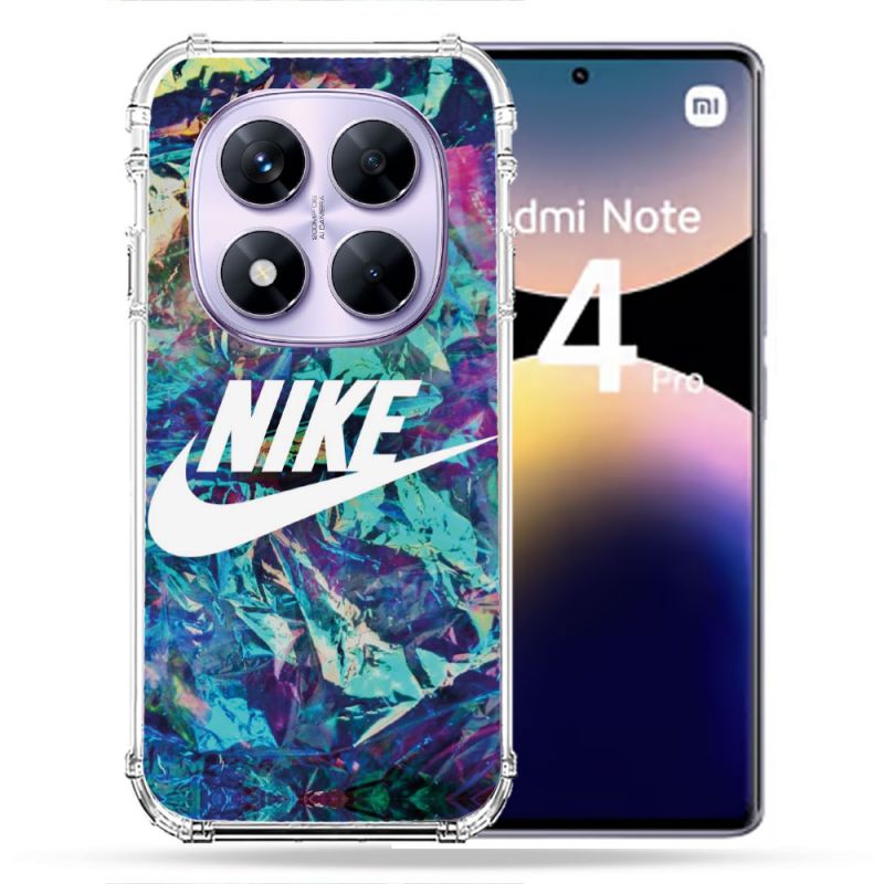 Coque Renforcée Pour Xiaomi Redmi Note 14 PRO 4G Nike Turquoise