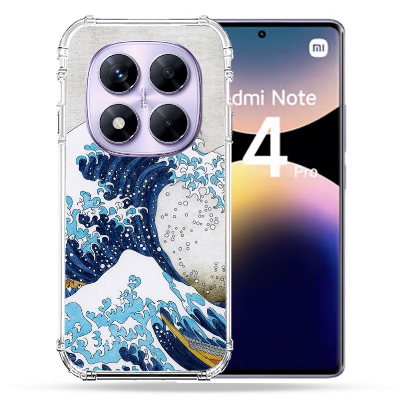 Coque Renforcée Pour Xiaomi Redmi Note 14 PRO 4G Peinture La Grande Vague