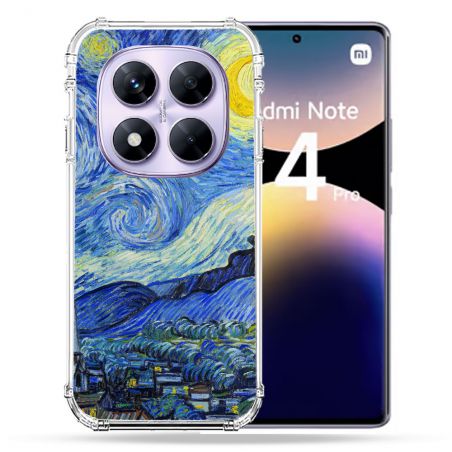 Coque Renforcée Pour Xiaomi Redmi Note 14 PRO 4G Peinture La nuit étoilée