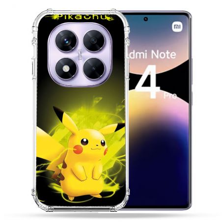 Coque Renforcée Pour Xiaomi Redmi Note 14 PRO 4G Pokemon Pikachu Eclair
