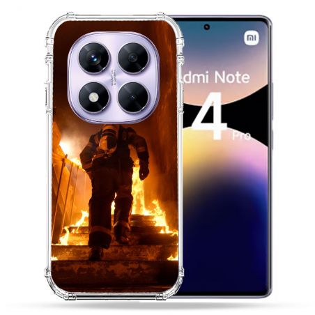 Coque Renforcée Pour Xiaomi Redmi Note 14 PRO 4G Pompier Escalier