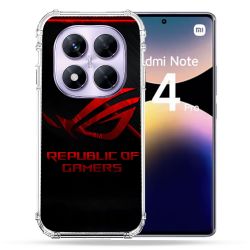 Coque Renforcée Pour Xiaomi Redmi Note 14 PRO 4G ROG Rouge