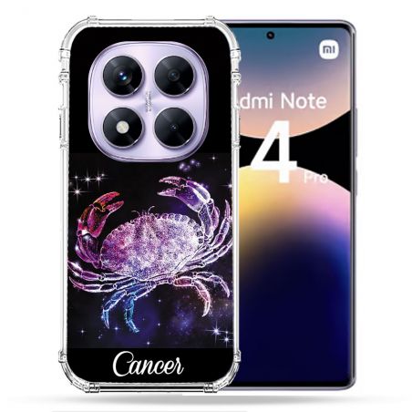 Coque Renforcée Pour Xiaomi Redmi Note 14 PRO 4G Signe Zodiaque 2 Cancer