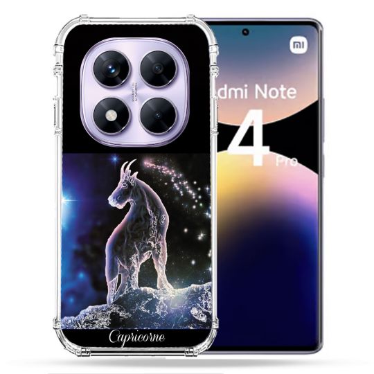 Coque Renforcée Pour Xiaomi Redmi Note 14 PRO 4G Signe Zodiaque 2 Capricorne