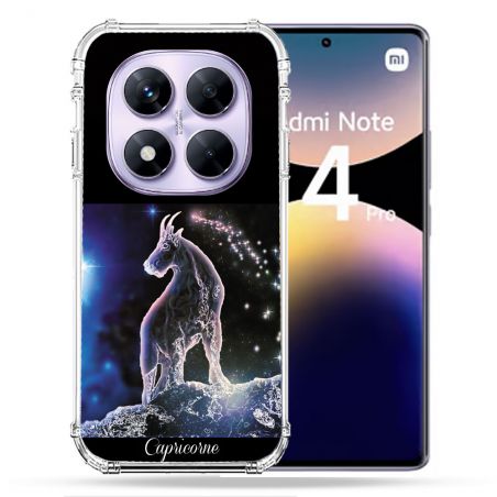 Coque Renforcée Pour Xiaomi Redmi Note 14 PRO 4G Signe Zodiaque 2 Capricorne