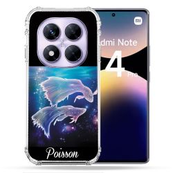 Coque Renforcée Pour Xiaomi Redmi Note 14 PRO 4G Signe Zodiaque 2 Poisson