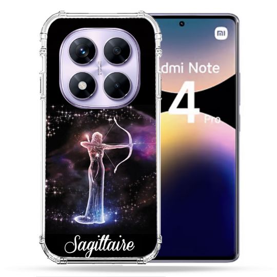 Coque Renforcée Pour Xiaomi Redmi Note 14 PRO 4G Signe Zodiaque 2 Sagittaire