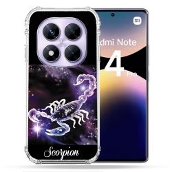 Coque Renforcée Pour Xiaomi Redmi Note 14 PRO 4G Signe Zodiaque 2 Scorpion