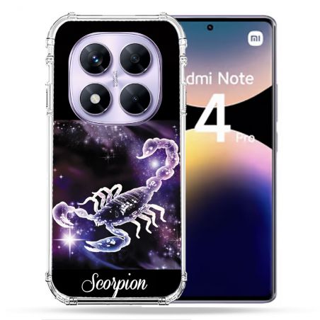 Coque Renforcée Pour Xiaomi Redmi Note 14 PRO 4G Signe Zodiaque 2 Scorpion