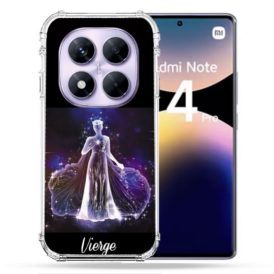 Coque Renforcée Pour Xiaomi Redmi Note 14 PRO 4G Signe Zodiaque 2 Vierge