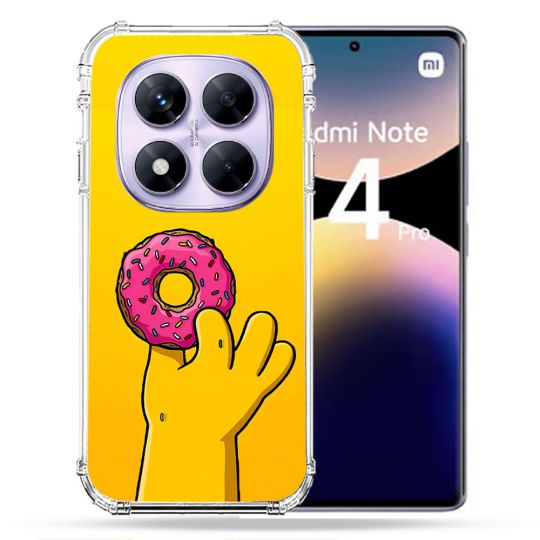Coque Renforcée Pour Xiaomi Redmi Note 14 PRO 4G Simpson Donuts