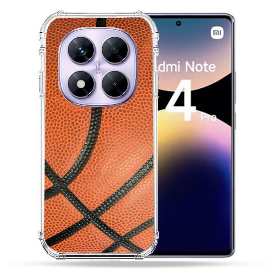 Coque Renforcée Pour Xiaomi Redmi Note 14 PRO 4G Sport Ballon Basket