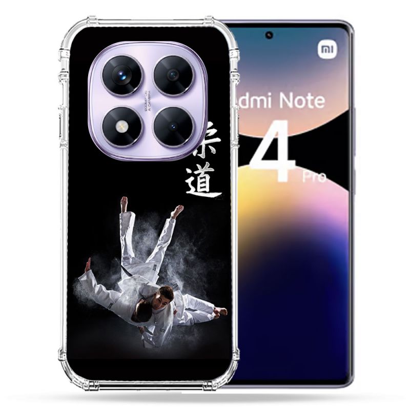 Coque Renforcée Pour Xiaomi Redmi Note 14 PRO 4G Sport Judo Noir