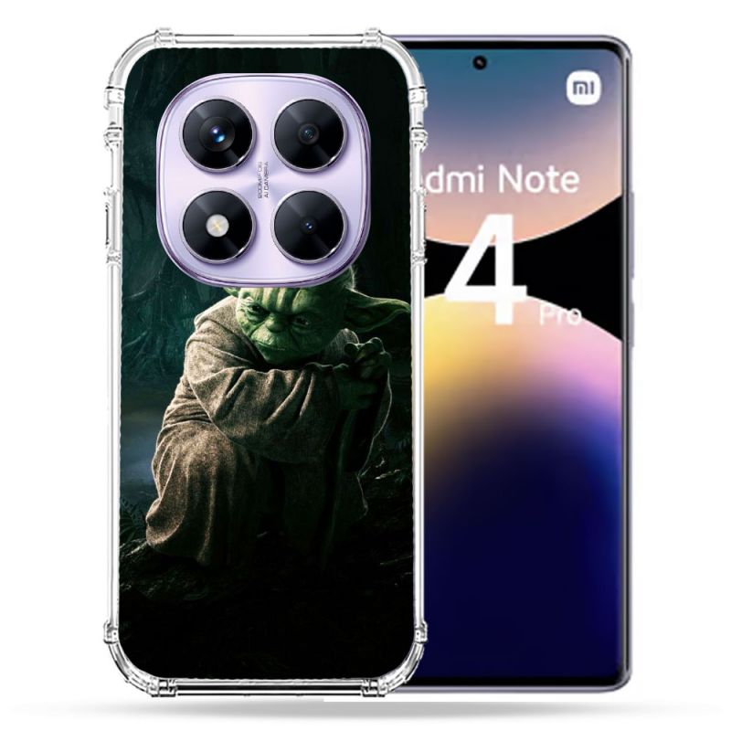 Coque Renforcée Pour Xiaomi Redmi Note 14 PRO 4G Star Wars - Yoda sombre