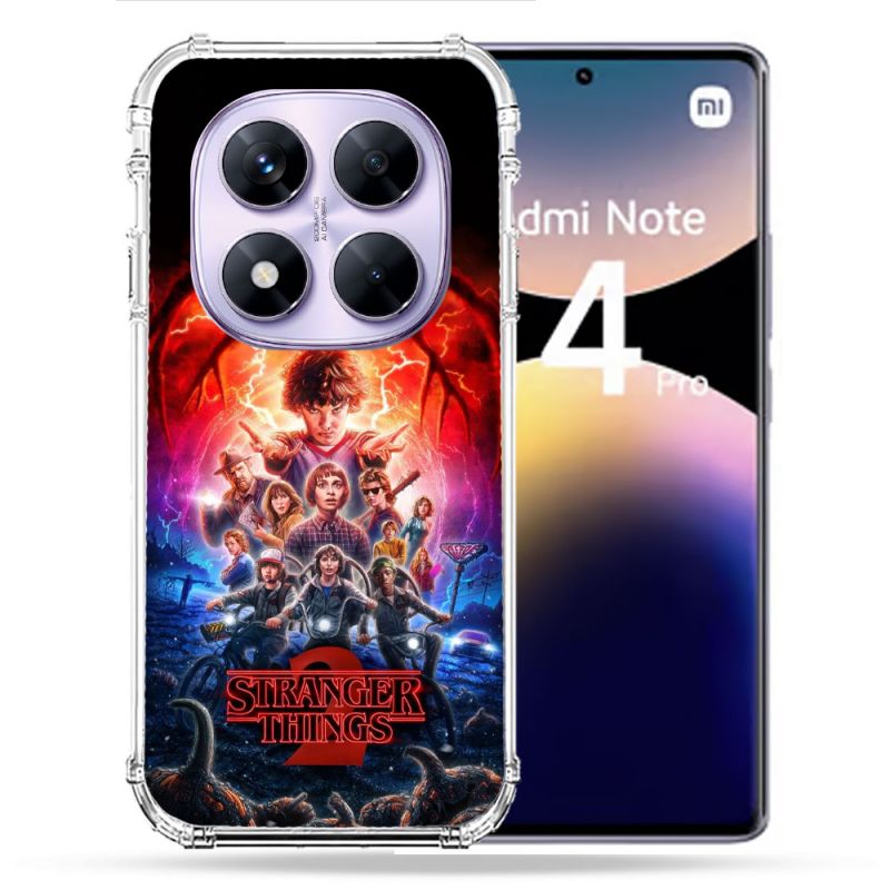 Coque Renforcée Pour Xiaomi Redmi Note 14 PRO 4G Stranger Things Affiche 2