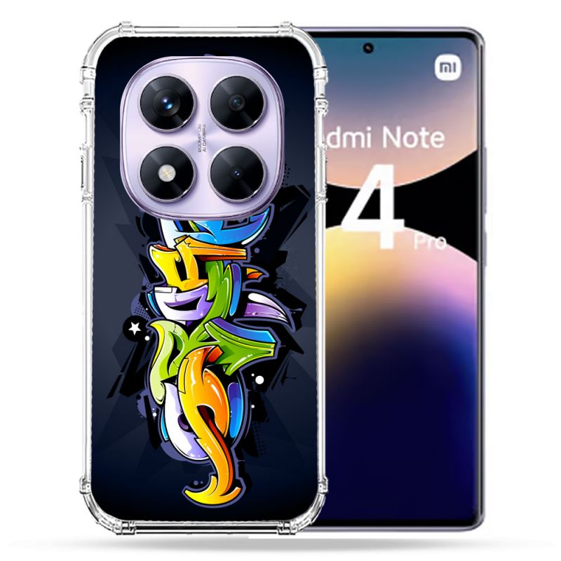 Coque Renforcée Pour Xiaomi Redmi Note 14 PRO 4G Street Art Graffiti