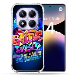 Coque Renforcée Pour Xiaomi Redmi Note 14 PRO 4G Street Art Rap