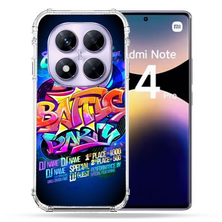 Coque Renforcée Pour Xiaomi Redmi Note 14 PRO 4G Street Art Rap