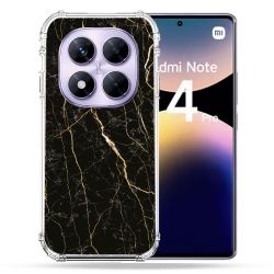 Coque Renforcée Pour Xiaomi Redmi Note 14 PRO 4G Texture Marbre Noir
