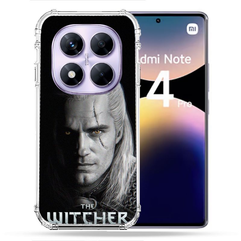 Coque Renforcée Pour Xiaomi Redmi Note 14 PRO 4G The Witcher Noir