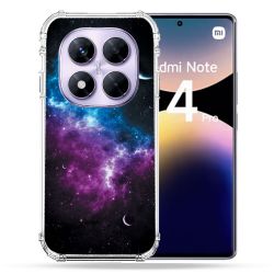 Coque Renforcée Pour Xiaomi Redmi Note 14 PRO 4G Univers Bleu Violet