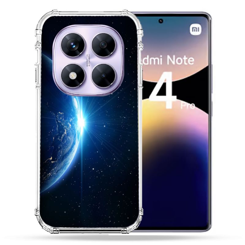 Coque Renforcée Pour Xiaomi Redmi Note 14 PRO 4G Univers Planete Terre
