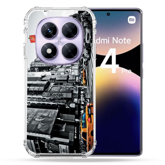 Coque Renforcée Pour Xiaomi Redmi Note 14 PRO 4G Voyage Amerique USA New York Taxi