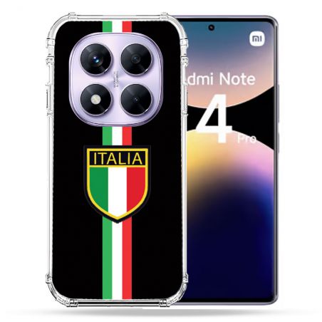 Coque Renforcée Pour Xiaomi Redmi Note 14 PRO 4G Voyage Italie 3 Noir