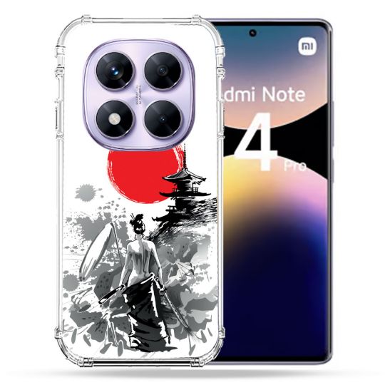 Coque Renforcée Pour Xiaomi Redmi Note 14 PRO 4G Voyage Japon Femme