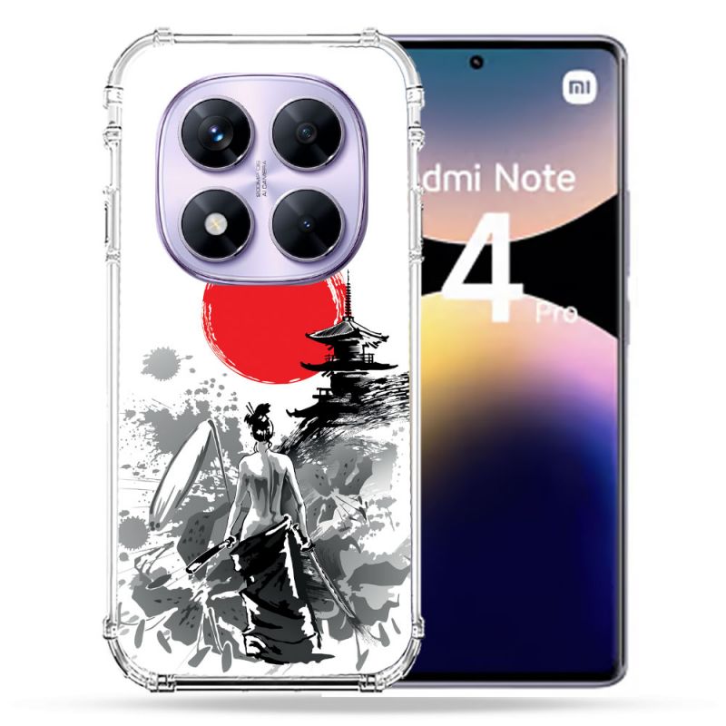 Coque Renforcée Pour Xiaomi Redmi Note 14 PRO 4G Voyage Japon Femme