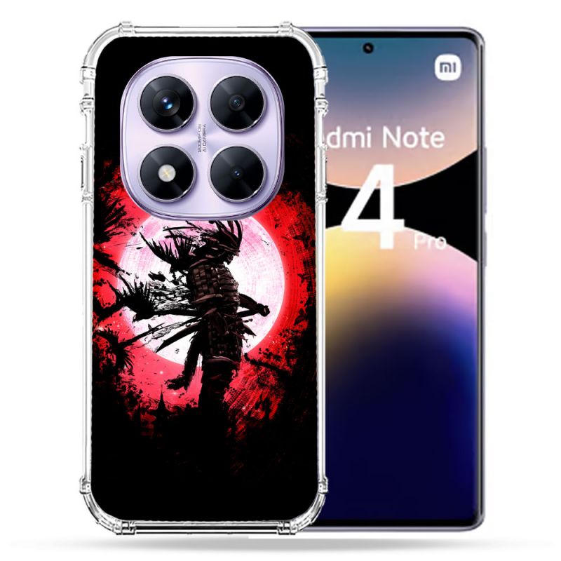 Coque Renforcée Pour Xiaomi Redmi Note 14 PRO 4G Voyage Japon Samourai