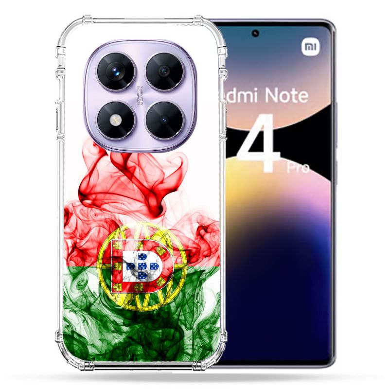 Coque Renforcée Pour Xiaomi Redmi Note 14 PRO 4G Voyage Portugal Flamme