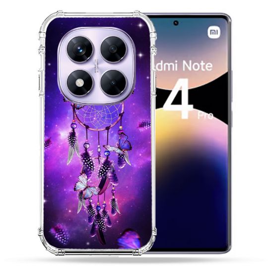 Coque Renforcée Pour Xiaomi Redmi Note 14 PRO 4G Zen Attrape Reve Papillon