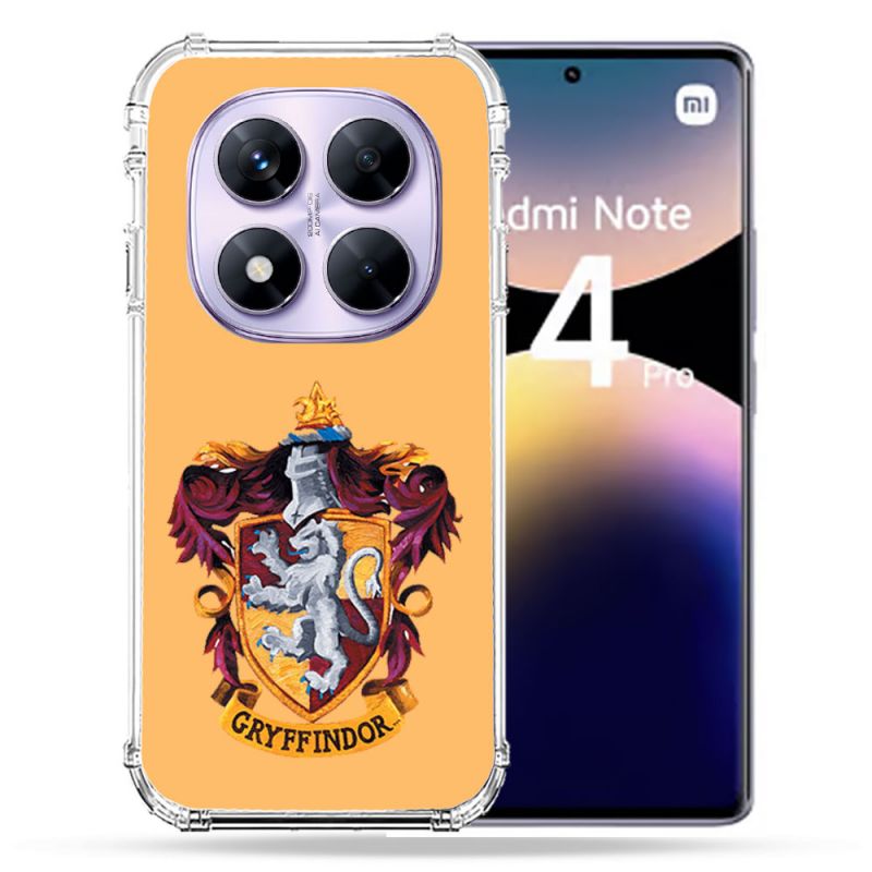 Coque Renforcée Transparente Pour Xiaomi Redmi Note 14 PRO 4G Harry Potter Griffindor