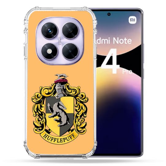 Coque Renforcée Transparente Pour Xiaomi Redmi Note 14 PRO 4G Harry Potter Hufflepuff
