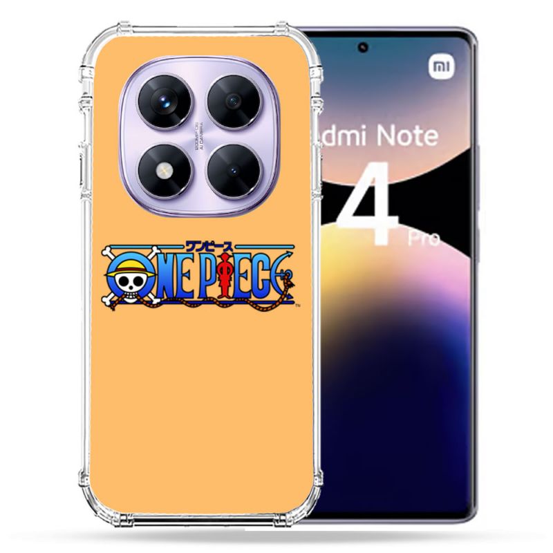 Coque Renforcée Transparente Pour Xiaomi Redmi Note 14 PRO 4G One Piece Logo