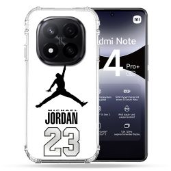 Coque Renforcée Pour Xiaomi Redmi Note 14 PRO PLUS 5G Jordan 23 Blanc