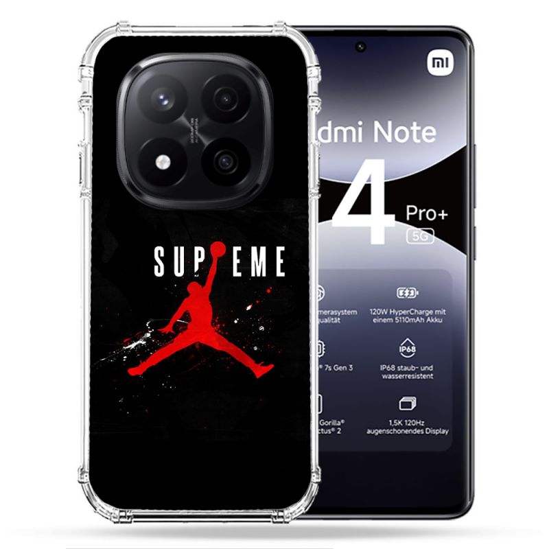 Coque Renforcée Pour Xiaomi Redmi Note 14 PRO PLUS 5G Jordan Supreme Noir