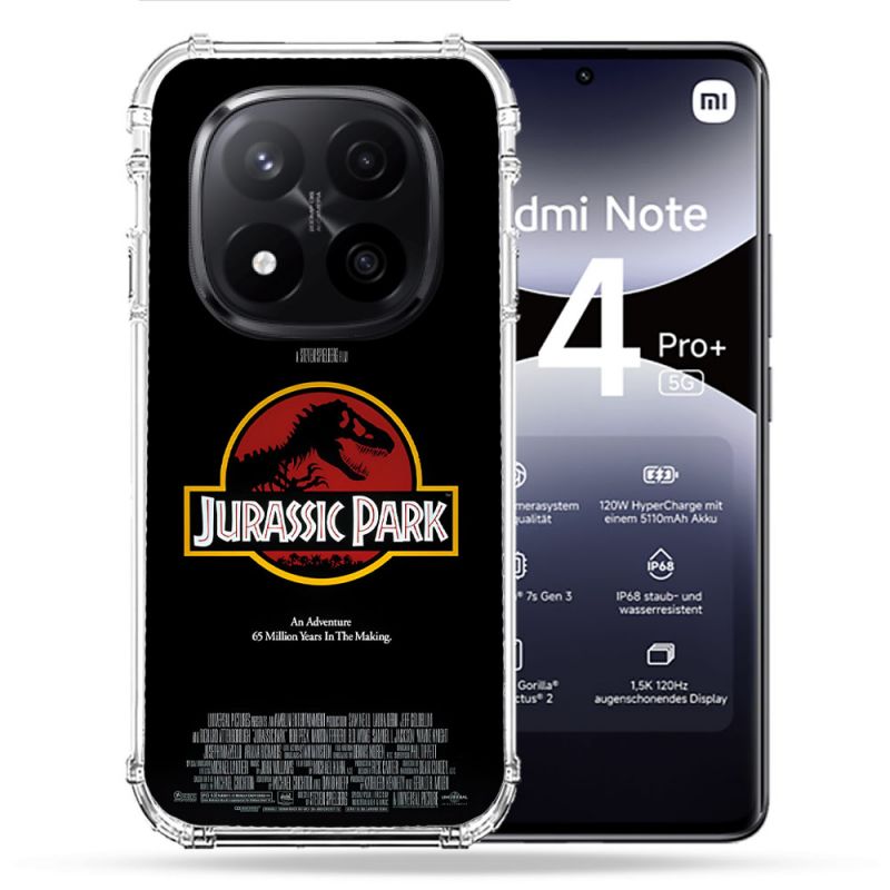 Coque Renforcée Pour Xiaomi Redmi Note 14 PRO PLUS 5G Jurassic Park Affiche