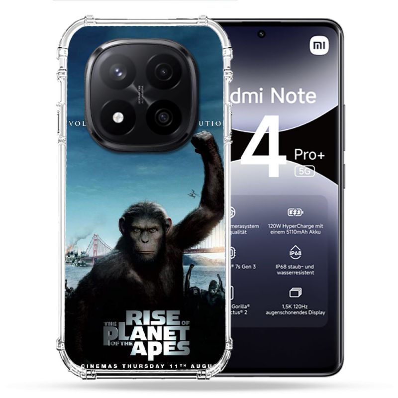 Coque Renforcée Pour Xiaomi Redmi Note 14 PRO PLUS 5G La Planete Des Singes
