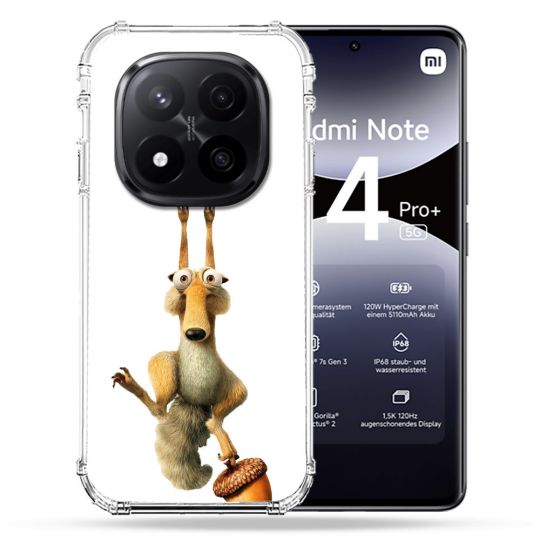 Coque Renforcée Pour Xiaomi Redmi Note 14 PRO PLUS 5G L'âge de Glace Scratch Suspendu