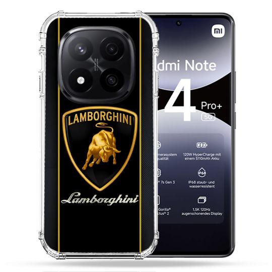 Coque Renforcée Pour Xiaomi Redmi Note 14 PRO PLUS 5G Lamborghini Carbone