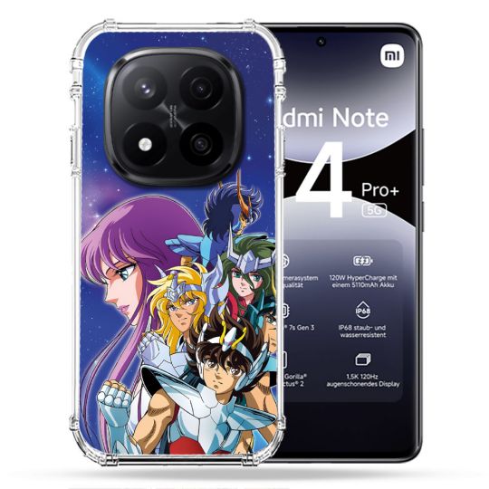 Coque Renforcée Pour Xiaomi Redmi Note 14 PRO PLUS 5G Les Chevaliers Du Zodiaque