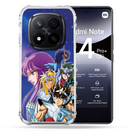 Coque Renforcée Pour Xiaomi Redmi Note 14 PRO PLUS 5G Les Chevaliers Du Zodiaque