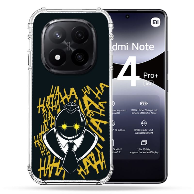 Coque Renforcée Pour Xiaomi Redmi Note 14 PRO PLUS 5G Manga Assassination Classroom Kuro Noir