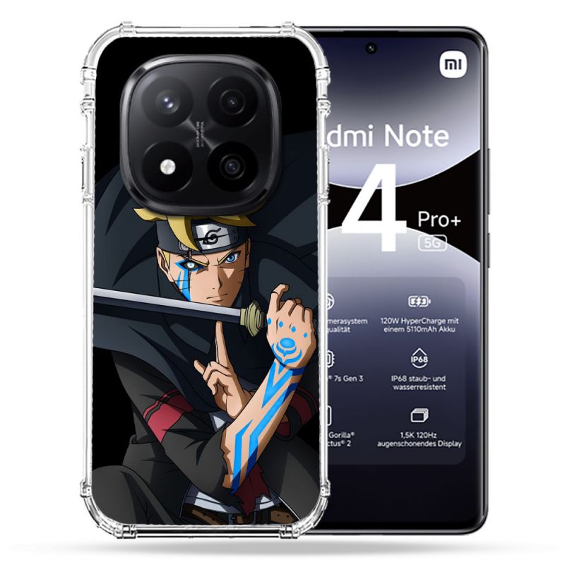 Coque Renforcée Pour Xiaomi Redmi Note 14 PRO PLUS 5G Manga Boruto Tatouage